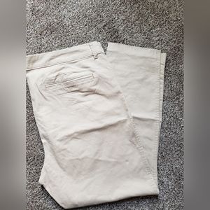 Khaki Old Navy pixie pants